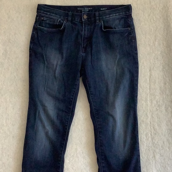 Banana Republic Travelers Men's Slim Jeans - Dark Blue - Picture 2 of 8